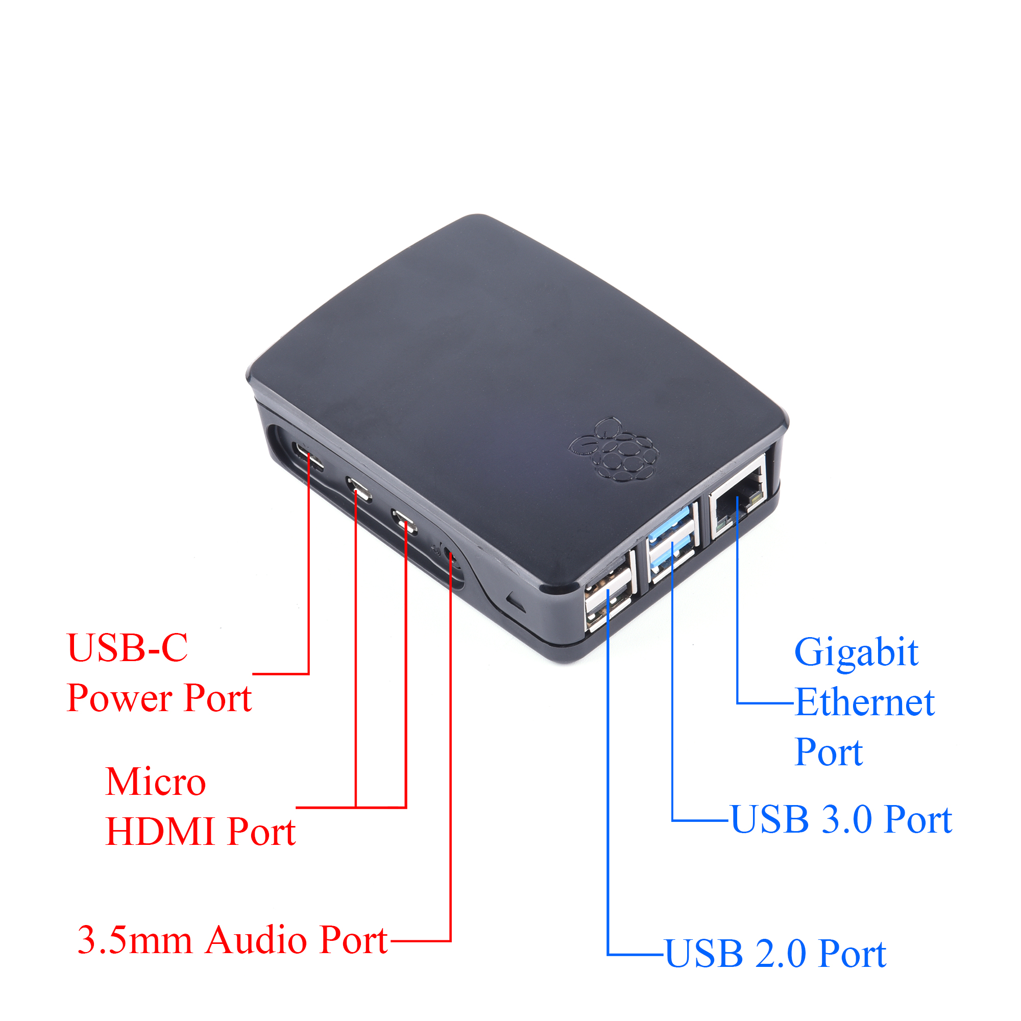 Vỏ Hộp Bảo Vệ Bằng Nhựa ABS Vỏ Hộp Cho Raspberry Pi 4B/3B +/3B