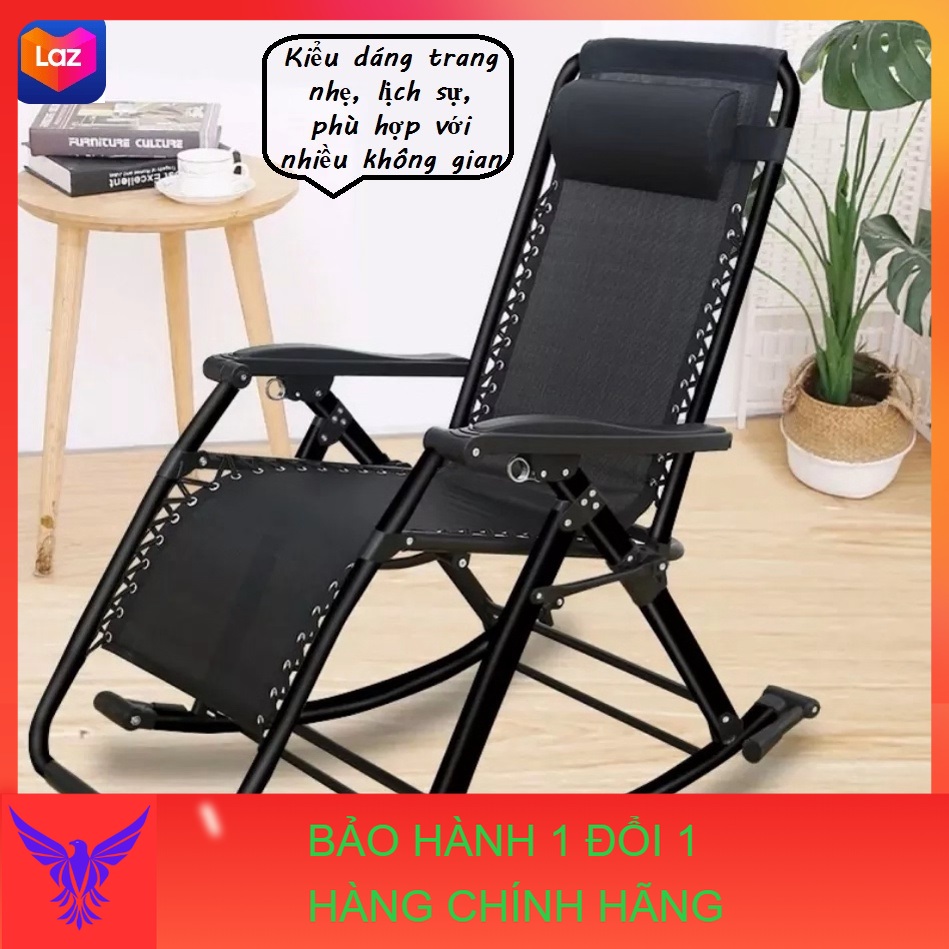 Ghế xếp bập bênh thư giãn, ghế lười gấp gọn ( KÈM ẢNH THẬT )