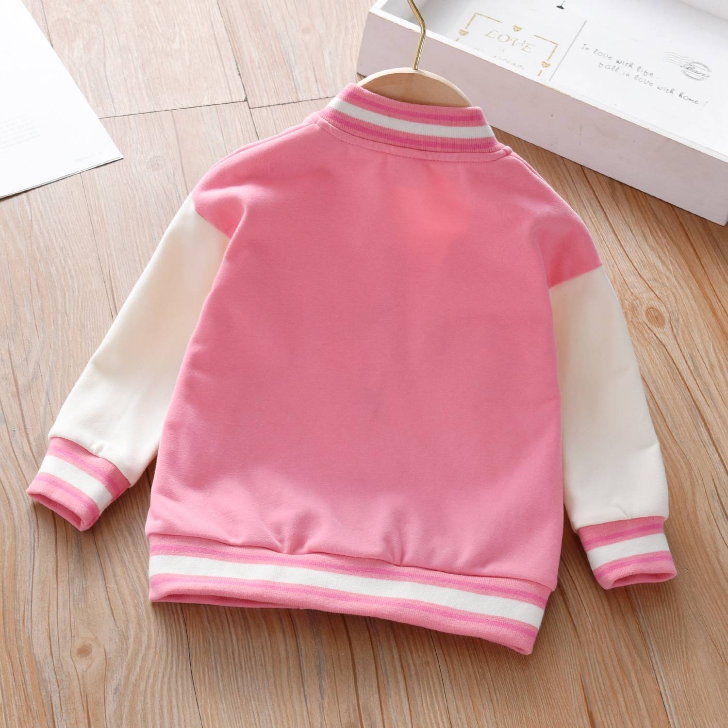 Áo Khoác bé gái, áo nỉ Bomber Season cho bé gái size đại từ 2 tuổi đến 12 tuổi - Áo khoác Season