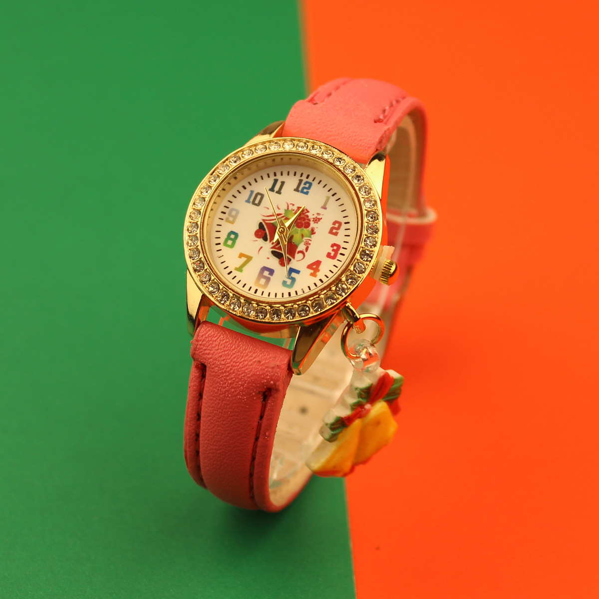 %E3%80%90Discount%20offer%E3%80%91No-Brand%20Christmas%20Children's%20Watch%20for%20Girls%20with%20Belts,%20Cute%20Bow,%20Digital%20Cartoon%20Bell%20Pendant%20-%20Image%202