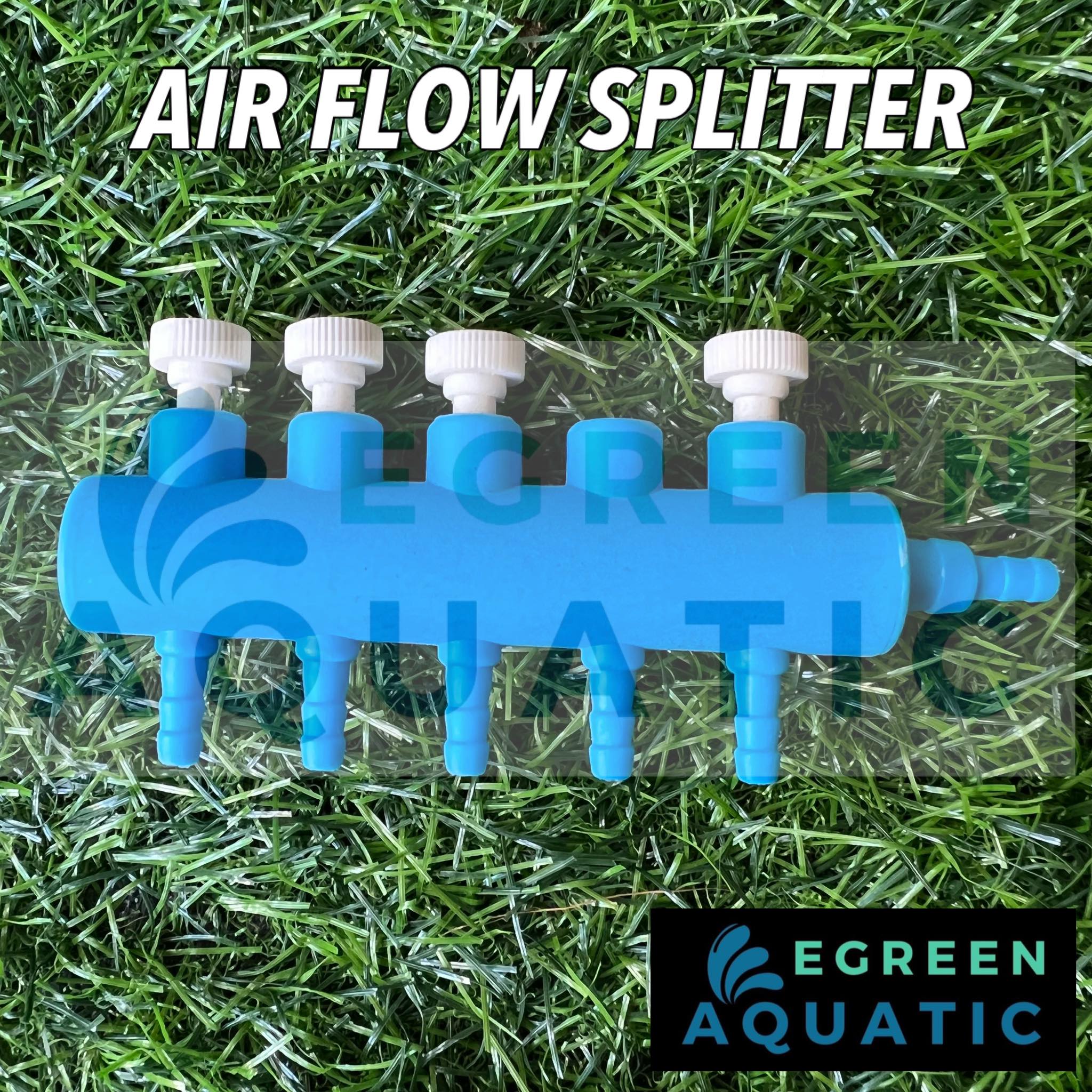 Air Flow Splitter with Control Valve | Aquarium Pump Connector ...