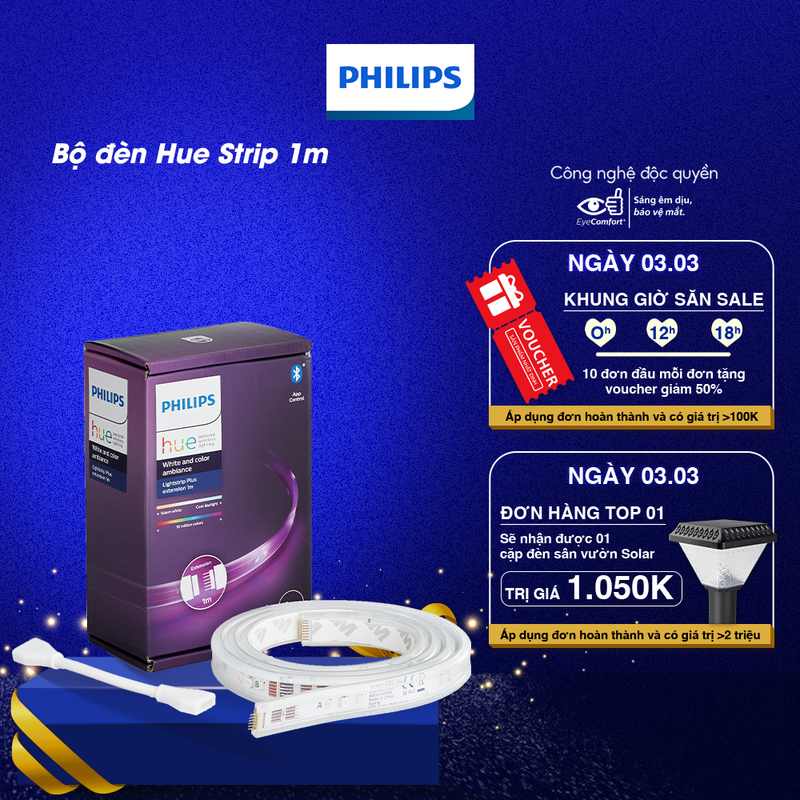 Đèn LED dây mở rộng Philips Hue 1m