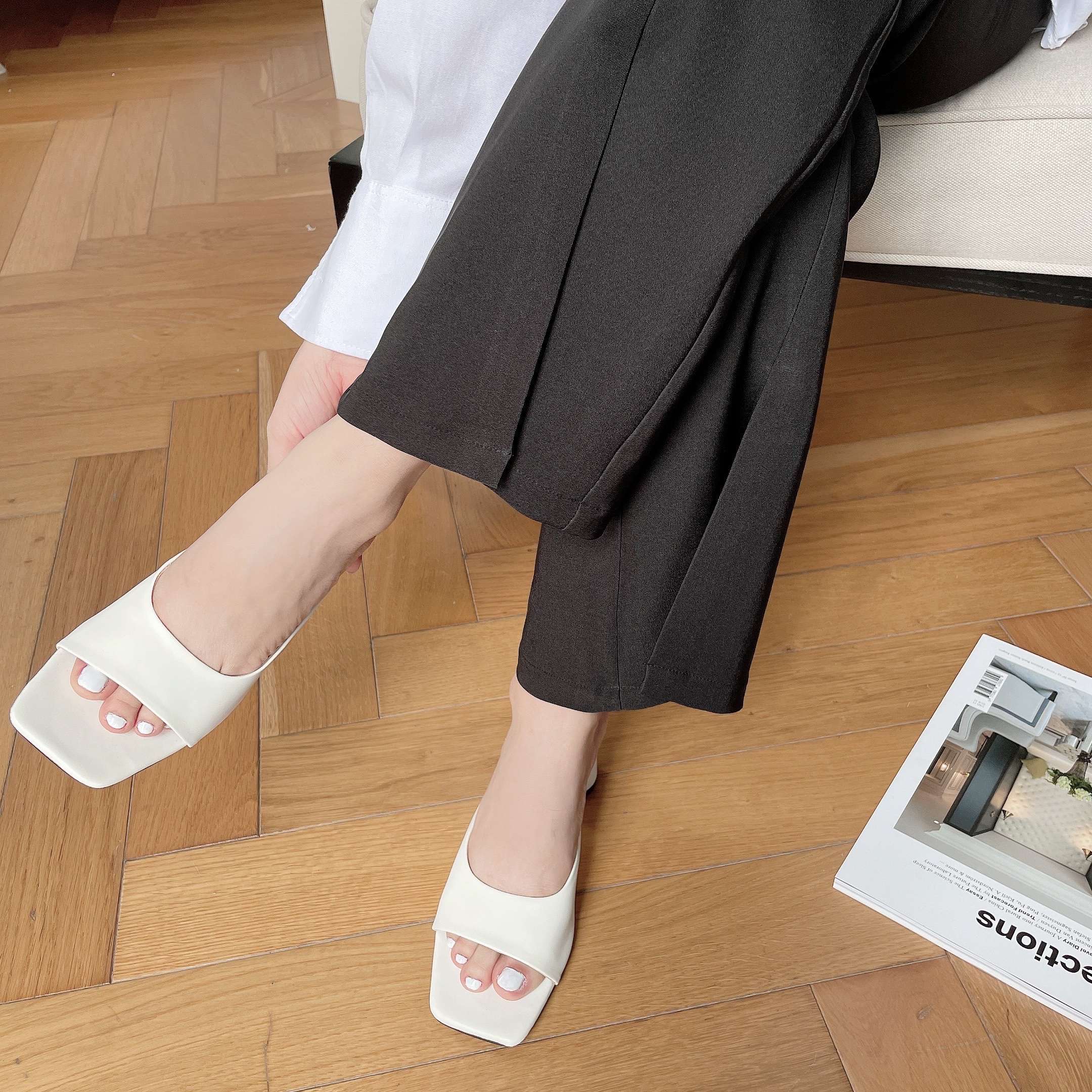 Giày cao gót nữ đẹp thời trang 5 phân Luvia 12CG
