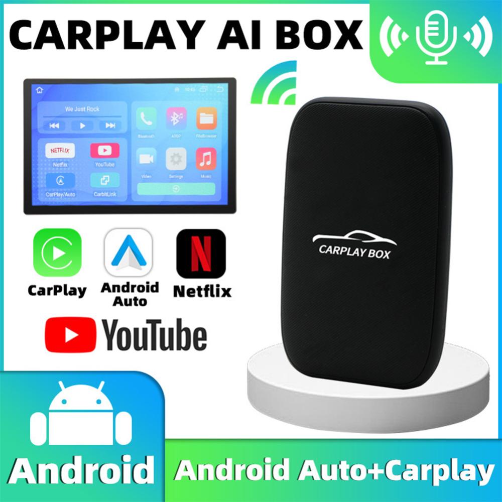 Universal Carplay Adapter Wireless Portable Android Box for Car Bluetooth-Compatible Auto Accessories