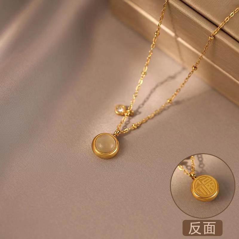 %E3%80%90Mega%20Sale%E3%80%912023%20New%20Fashion%20Personalized%20Light%20Luxury%20Design%20Sense%20No%20Falling%20Blessed%20Necklace%20Women's%20Titanium%20Clavicle%20-%20Image%206