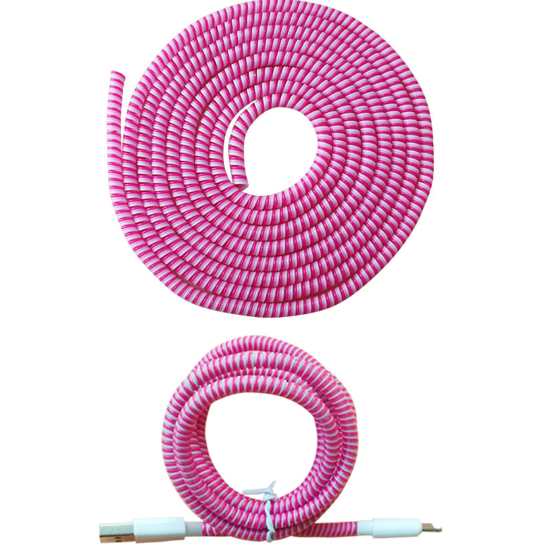 Bluewow 1.4m bảo vệ cáp Winder cho sạc USB dây Cáp truyền dữ liệu bảo vệ Bìa bảo vệ dây tổ chức