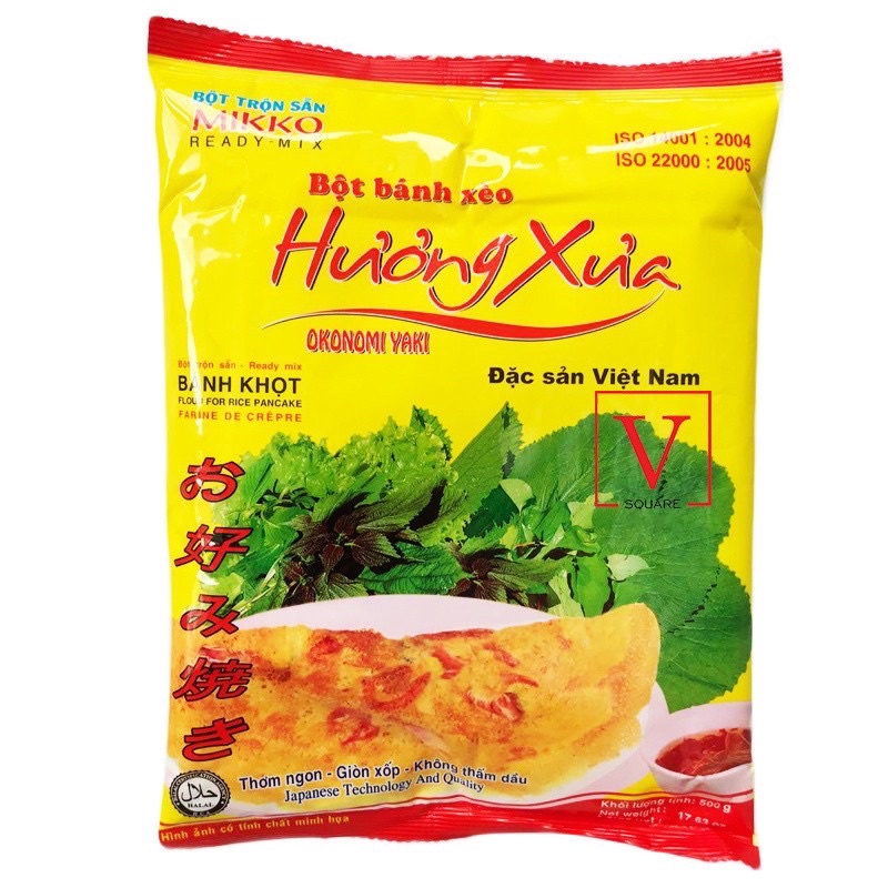 Bột Bánh Xèo Hương Xưa 500gr ( Nguyên Liệu Làm Bánh )