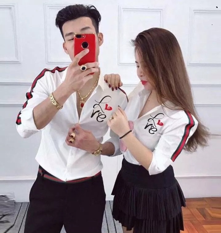 áo sơ mi cặp đôi ( giá 1 áo )