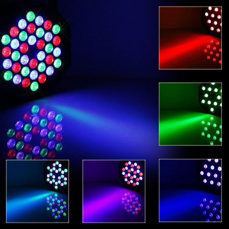Đèn sân khấu Flat Par Light 36 Led Cảm ứng âm thanh