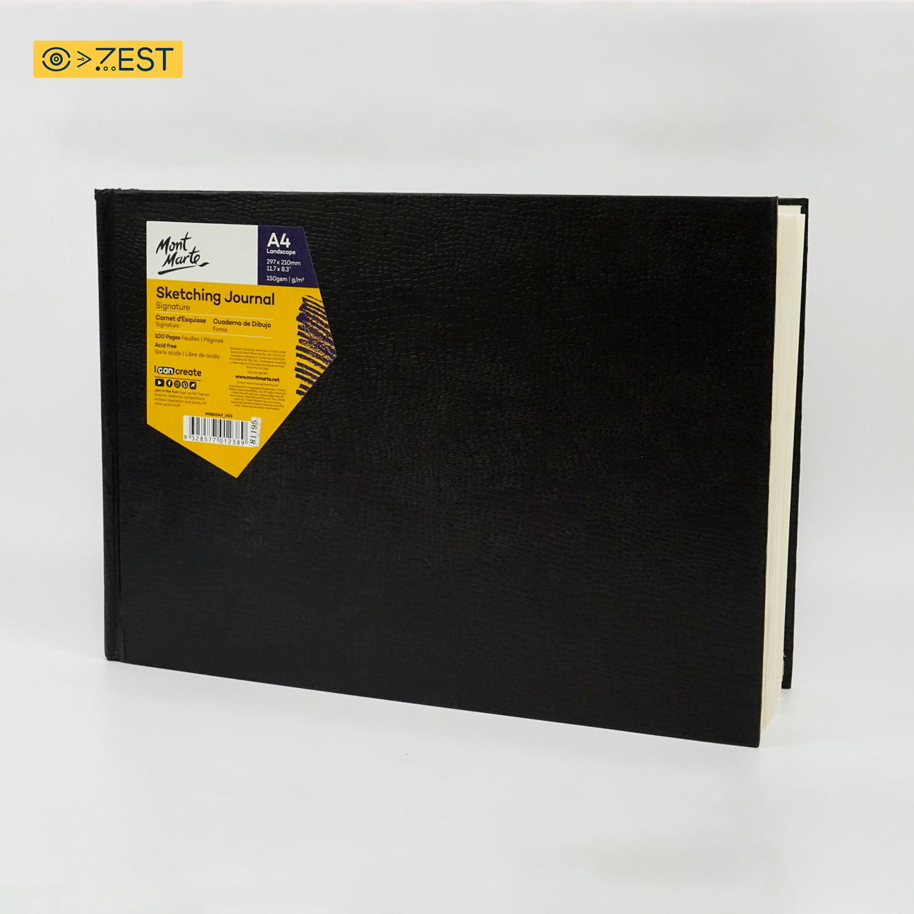 [Zest Corner] Sổ SKETCH Journal Mont Marte - Số kí họa