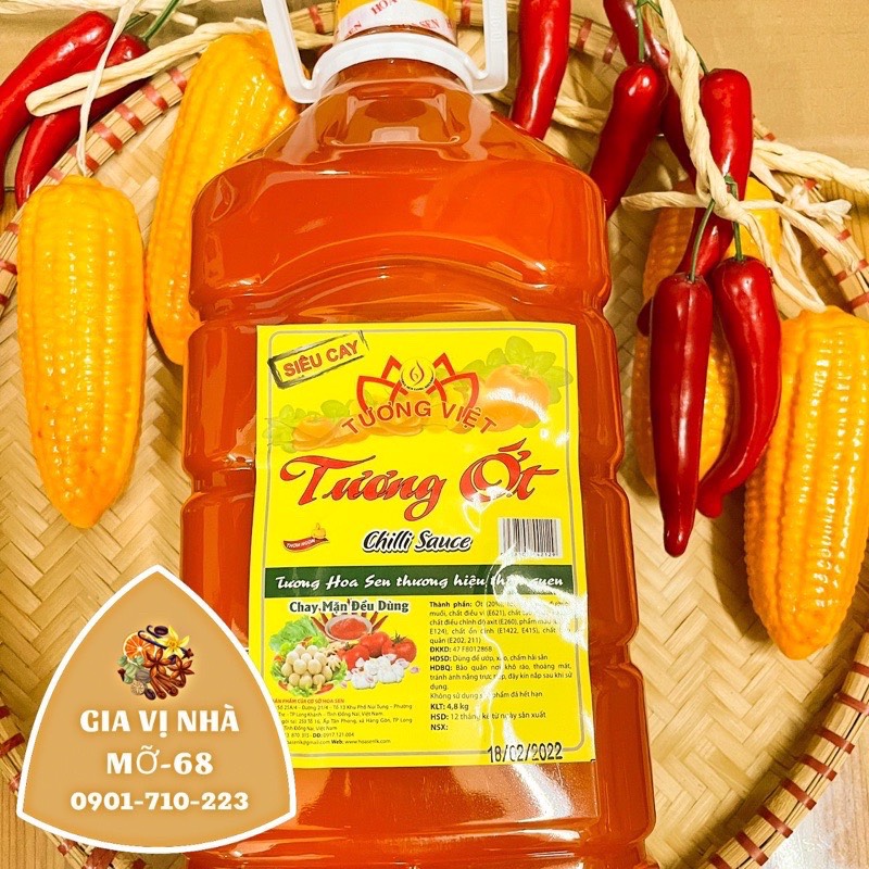 Tương ớt hoa sen 5lít