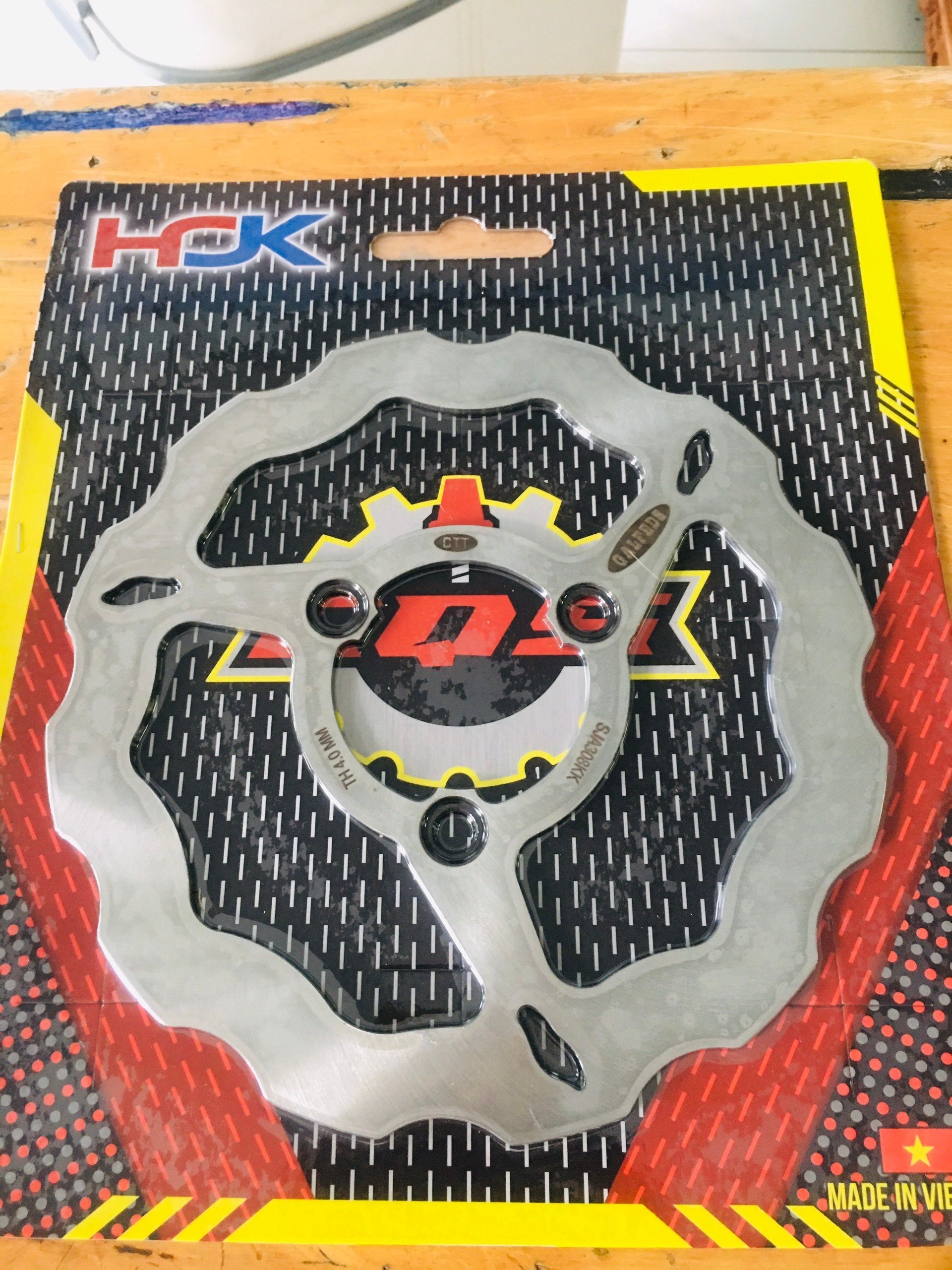 Đĩa thắng sau Raider/Satria size đĩa 220mm