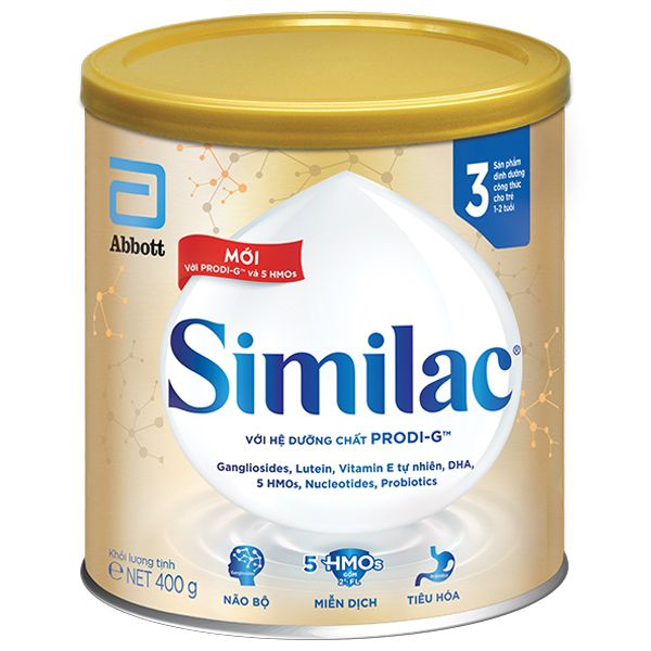 Sữa bột Similac PRODI-G 3 400g Mới
