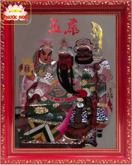 Tranh ba ông,Quan Công - Đồ thờ cúng Phước Hoa