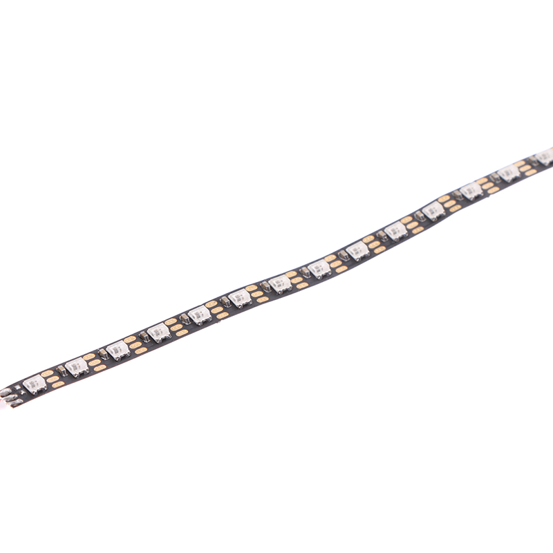 WS2812 Chip 3.5mm Width 5V Flexible Strip Board Built-in 10 / 20pcs RGB LED IC 50 / 100mm Length For RC FPV Racing Drones. 