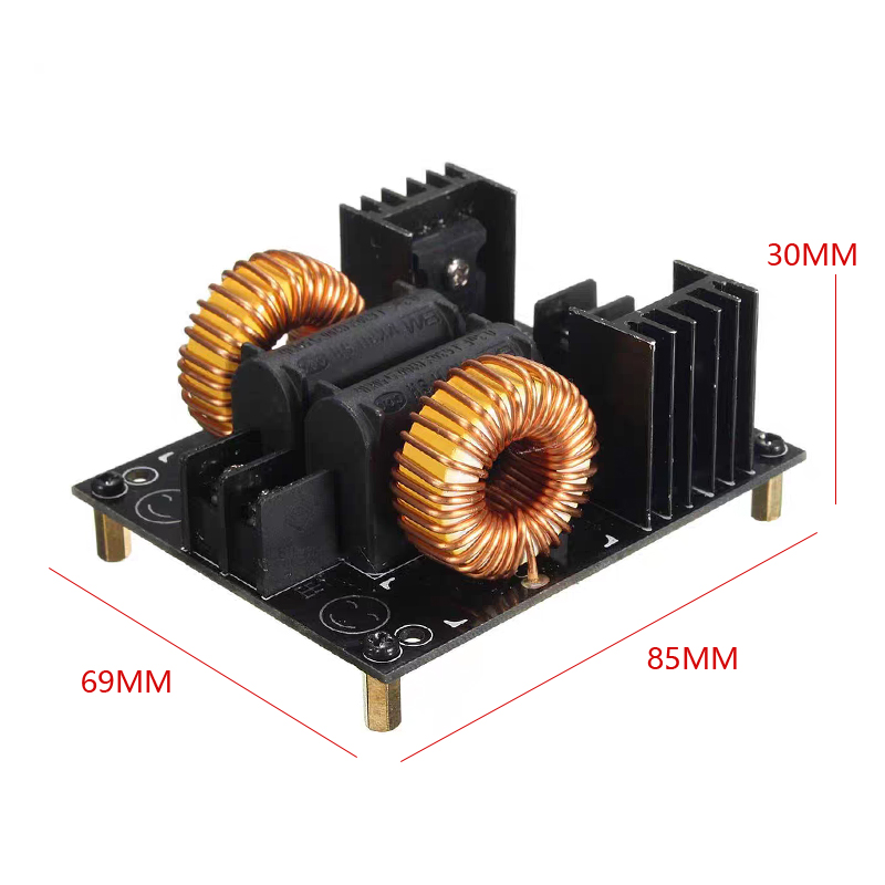 ZVS Tesla Coil Power Supply 1000W Tapless ZVS High Voltage Generator Driver Board High Frequency Induction Heating Drive Lonni. 