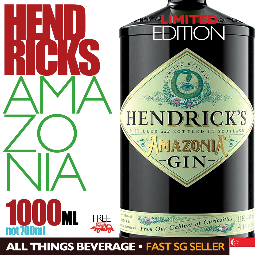 Hendricks Gin Amazonia 1000ml not 700ml Limited Edition EXPRESS