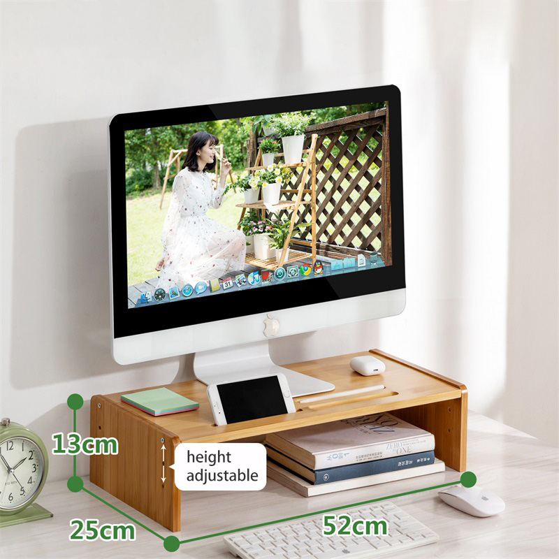 Computer monitor screen increase rack Multi-layer desktop base desktop office organizer support shelf storage rack