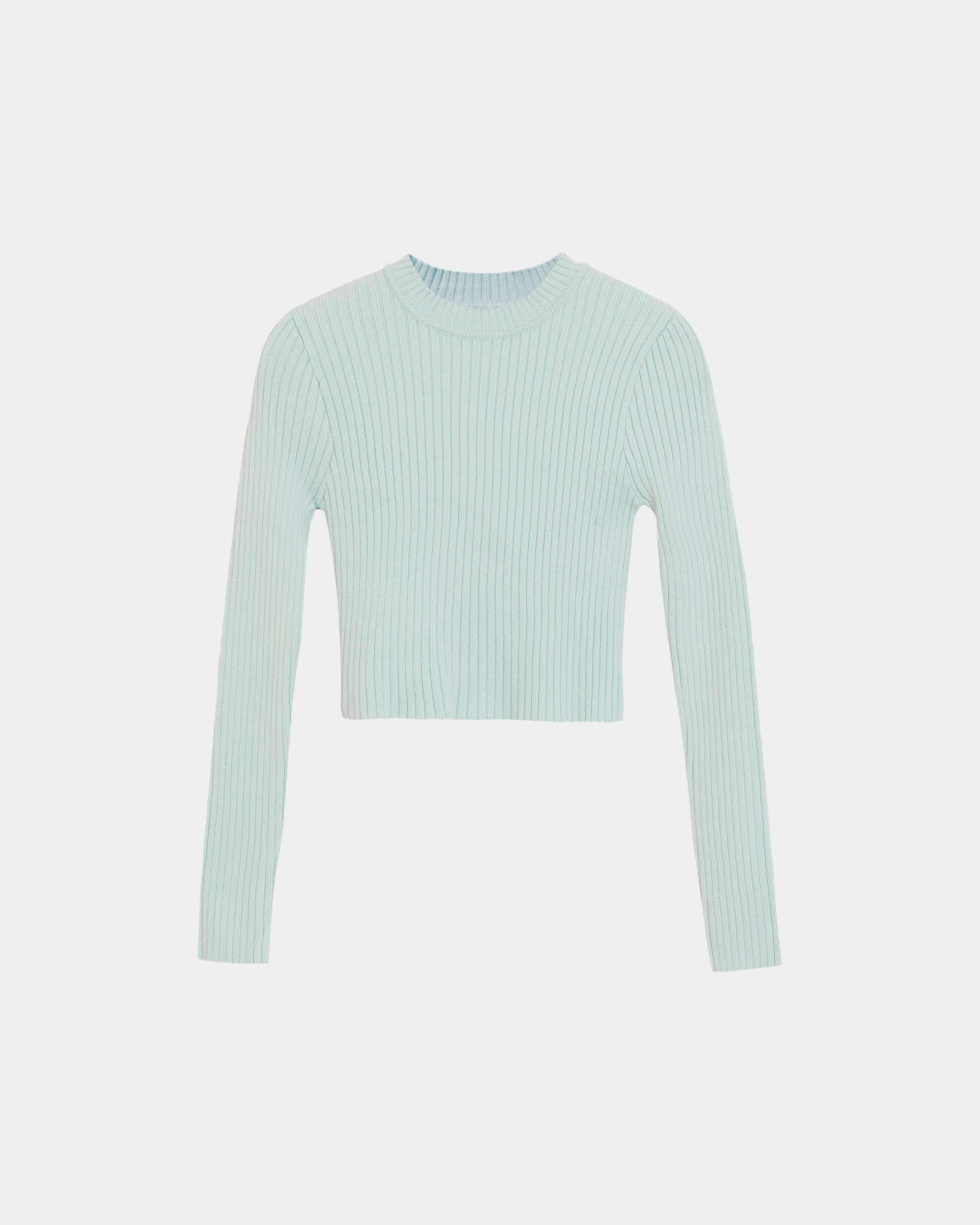 Áo thun tay dài nữ SSSTUTTER len thỏ mịn BARBIE KNIT