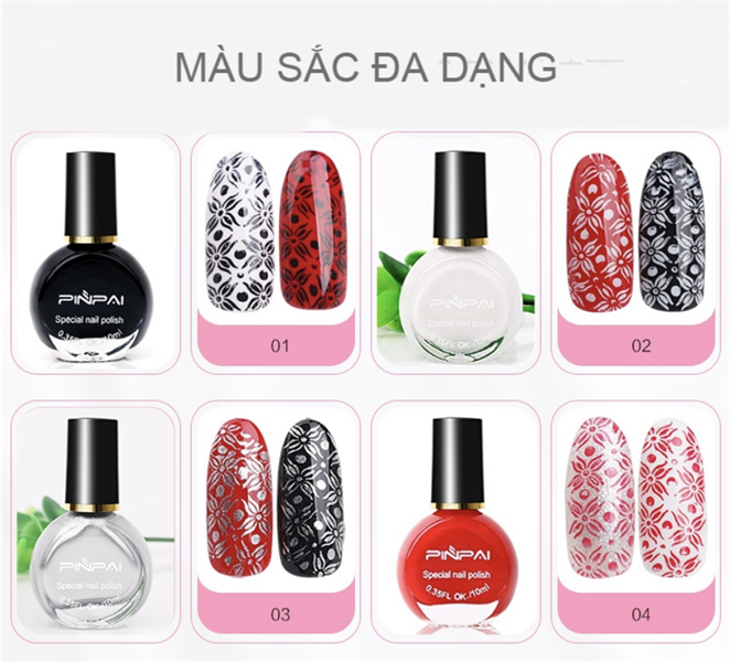 Mực in khuôn, sơn Pinpai 10ml