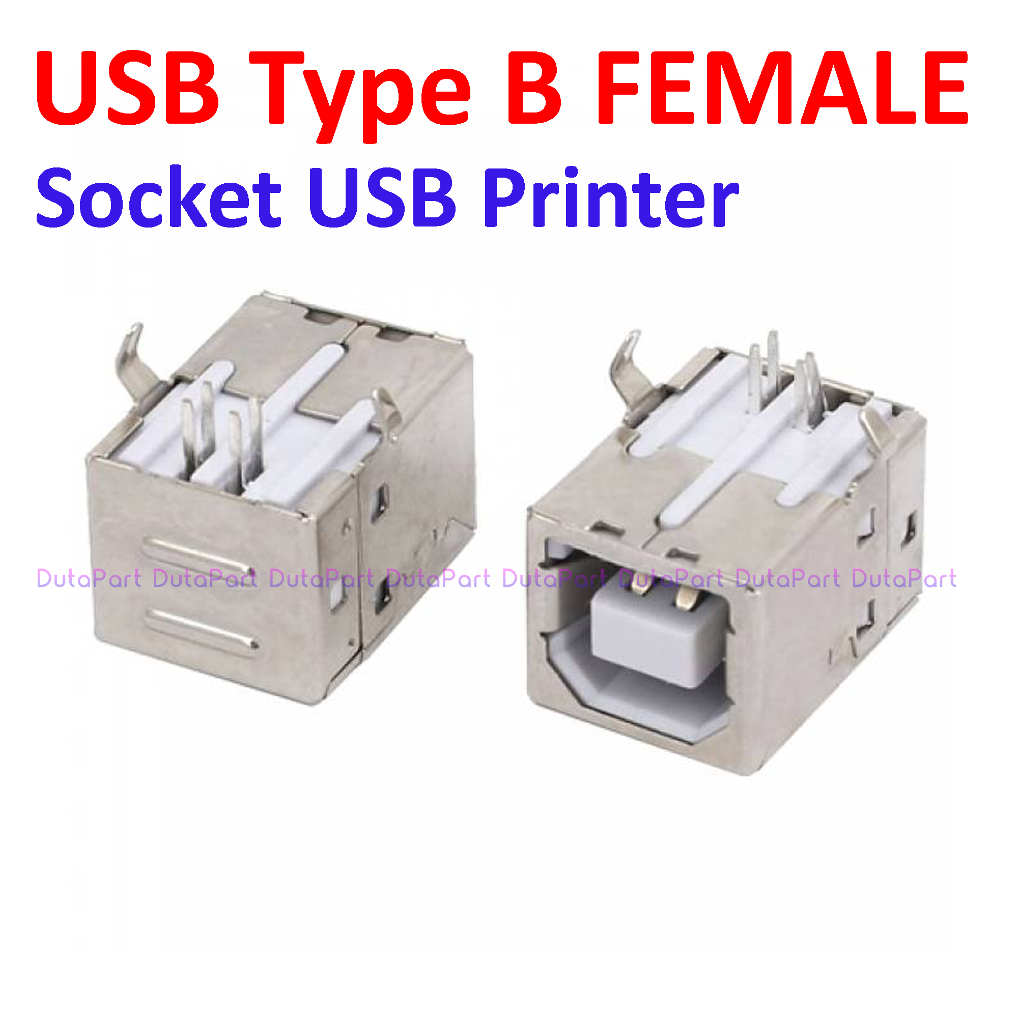 20 PCS USB Type B Female 4 PIN Connector Socket USB Port Printer USB