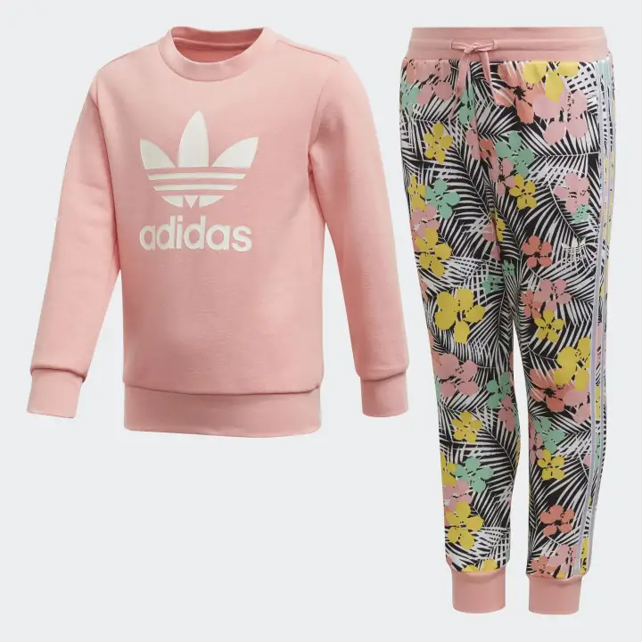 sweatshirt and sweatpants set adidas