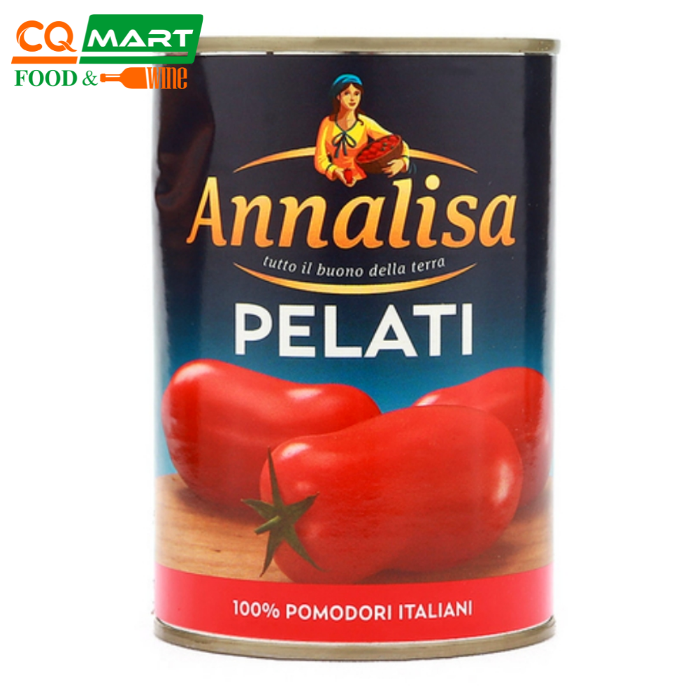 Cà chua bóc vỏ nguyên trái annalisa 400g