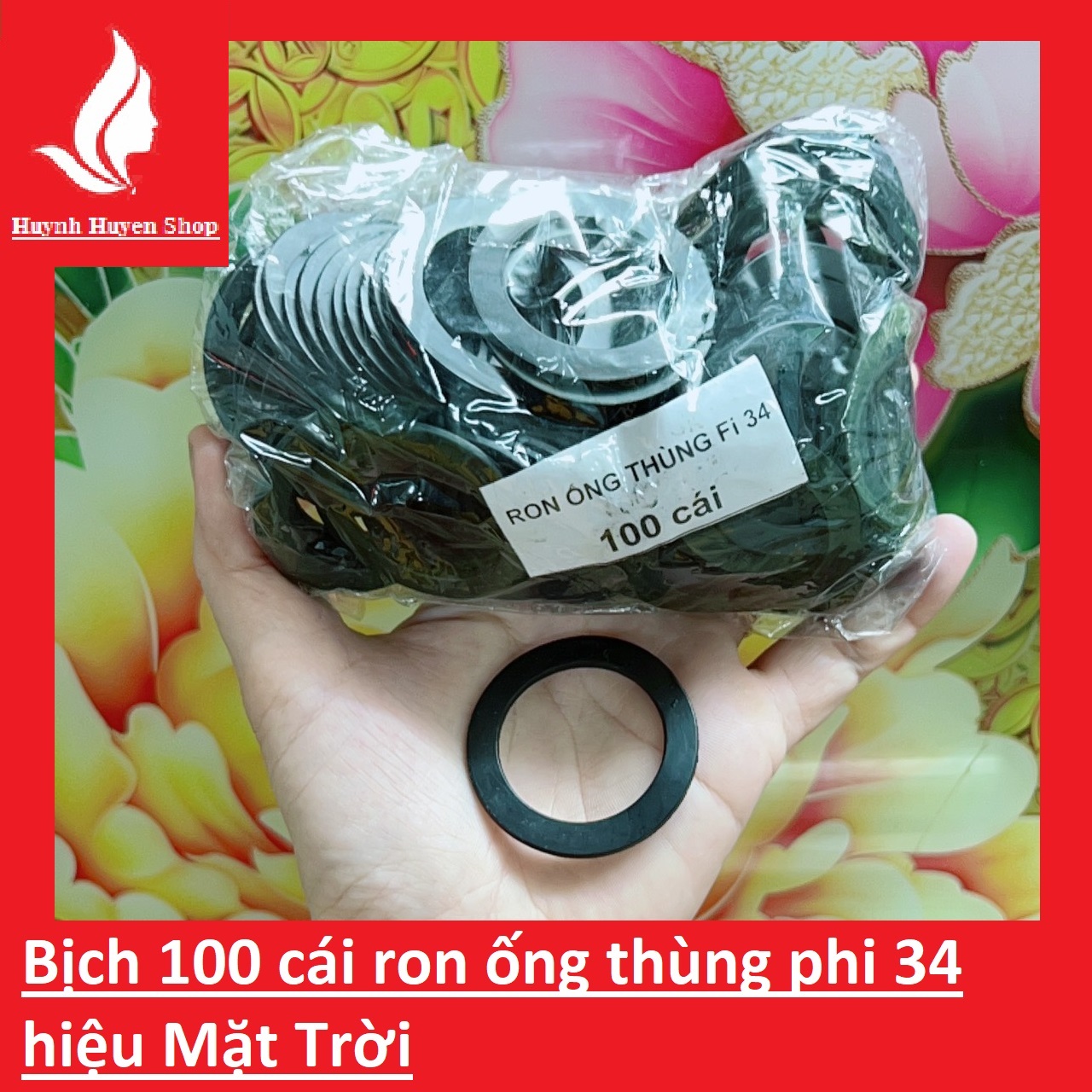 [COMBO 100 CÁI] RON ỐNG THÙNG PHI CÁC SIZE 21, 27,34,42,49 HIỆU MẶT TRỜI