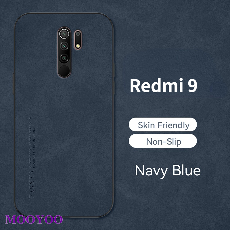 Trường hợp Redmi 9 Điện thoại mềm trường hợp máy ảnh bảo vệ vỏ cây cừu bìa sang trọng xác thực Ốp da cho Xiaomi redmi9 m2004j19g m2004j19c