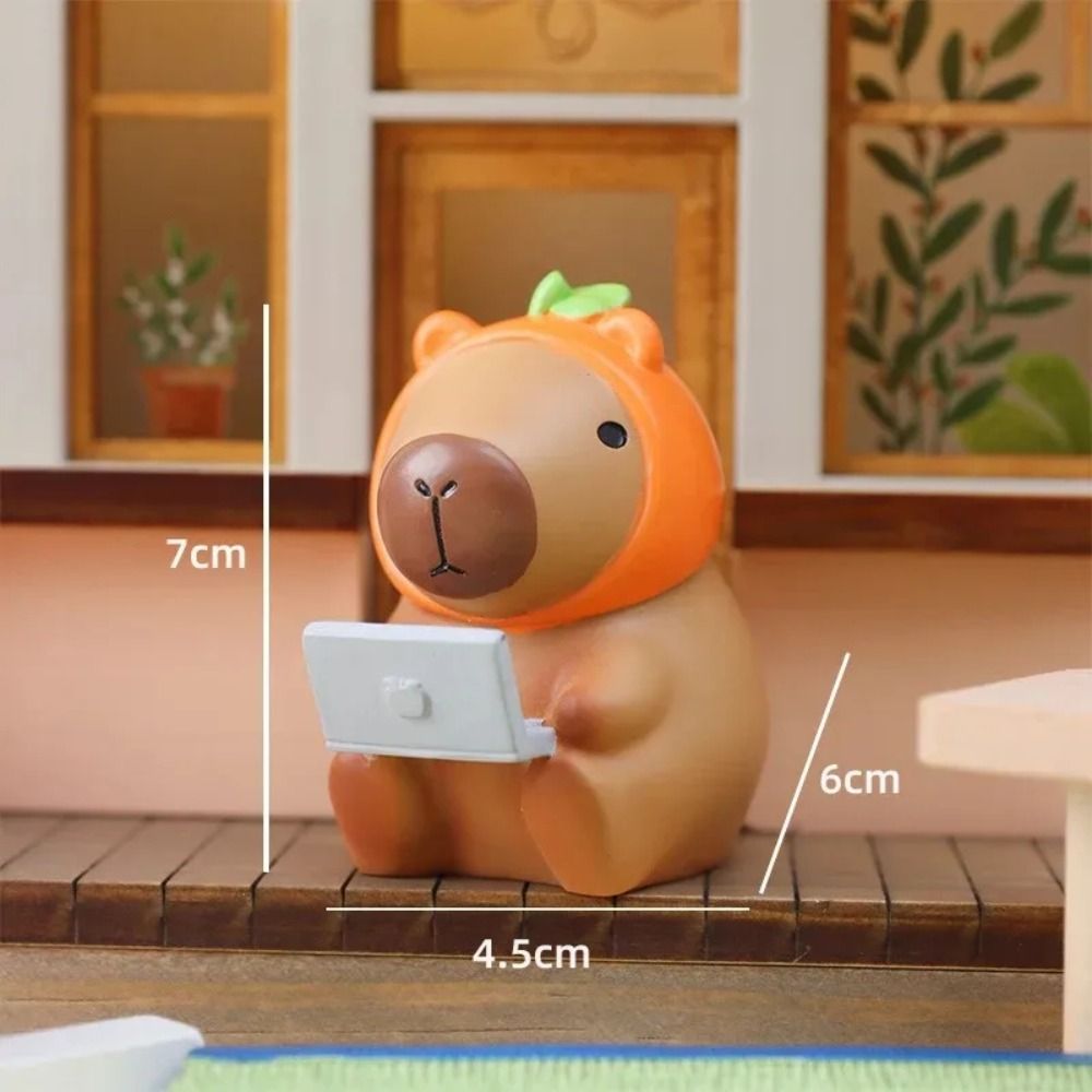 IJVBTV Animals Capibara Capybara Figure Blind Box Blind Box Simulation Capybara Animals Figures Figure Toys Cartoon Simulation Capibara Model Kid Toys