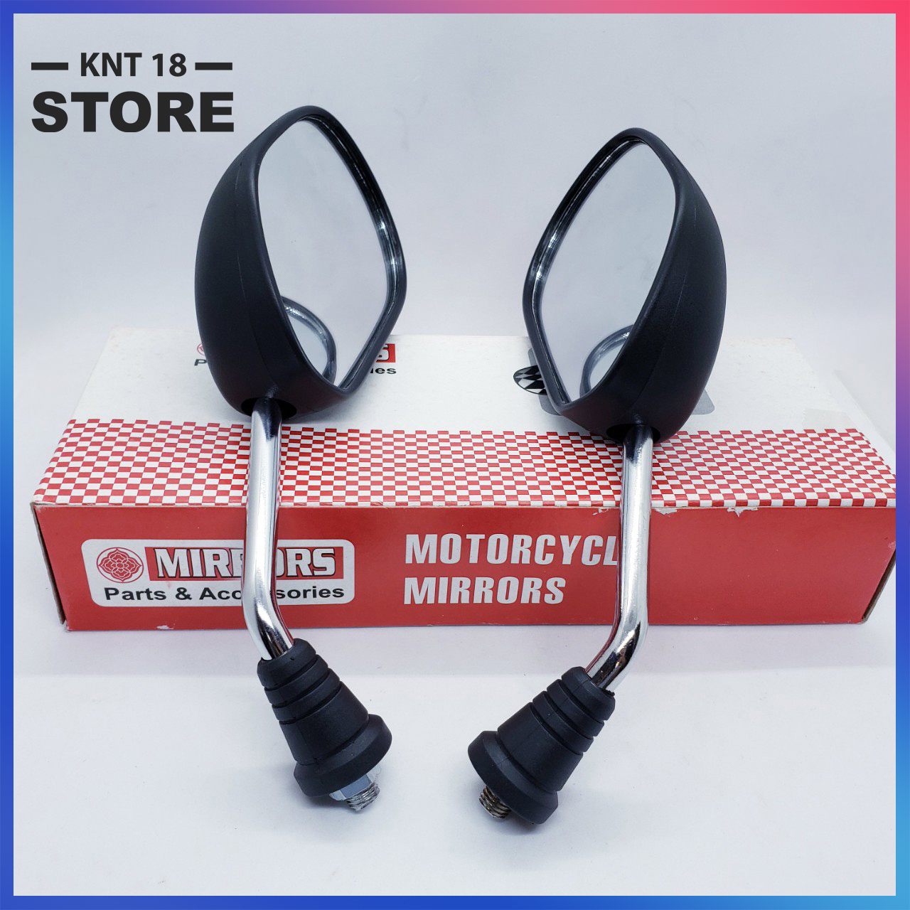 Gương xe máy kiểu đẹp kính chiếu hậu spark chân 10li màu gắn xe sirius exciter jupiter...