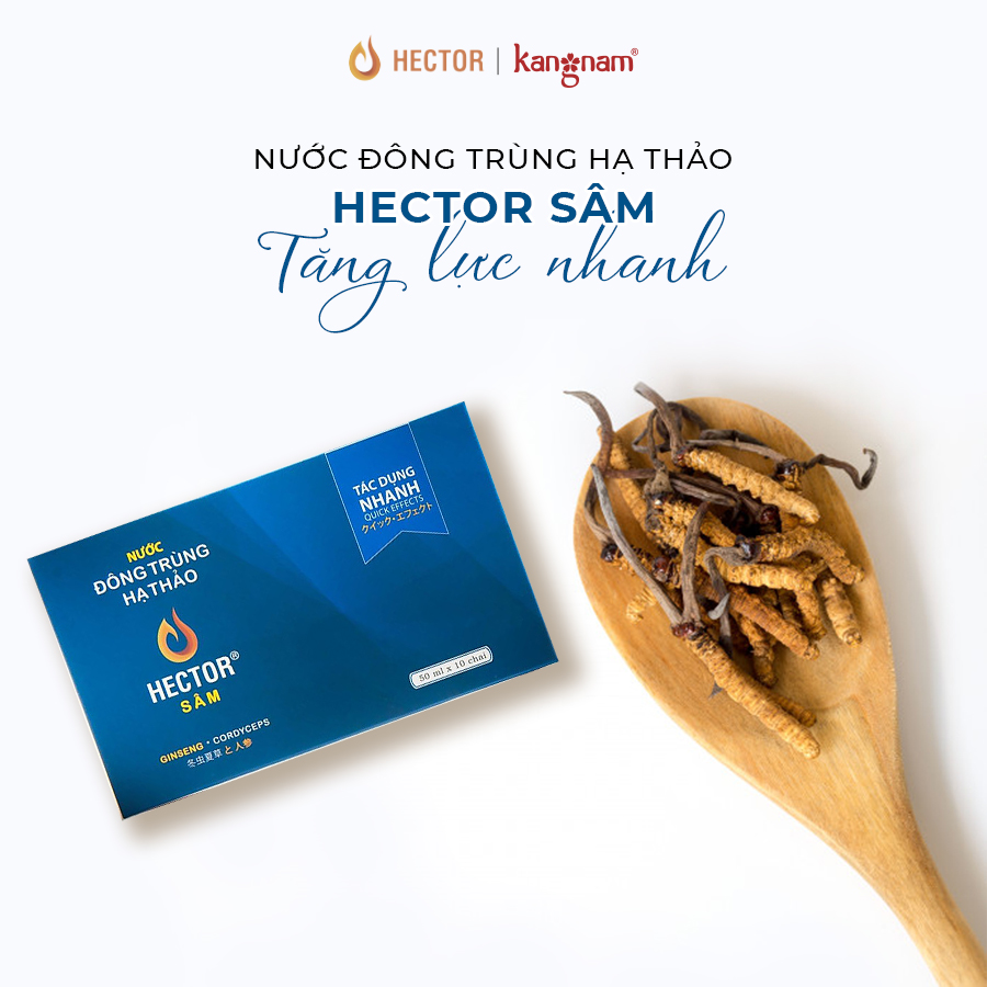 [HCM]Nước Đông Trùng Hạ Thảo Hector Sâm 50ml [Combo 2 Chai]