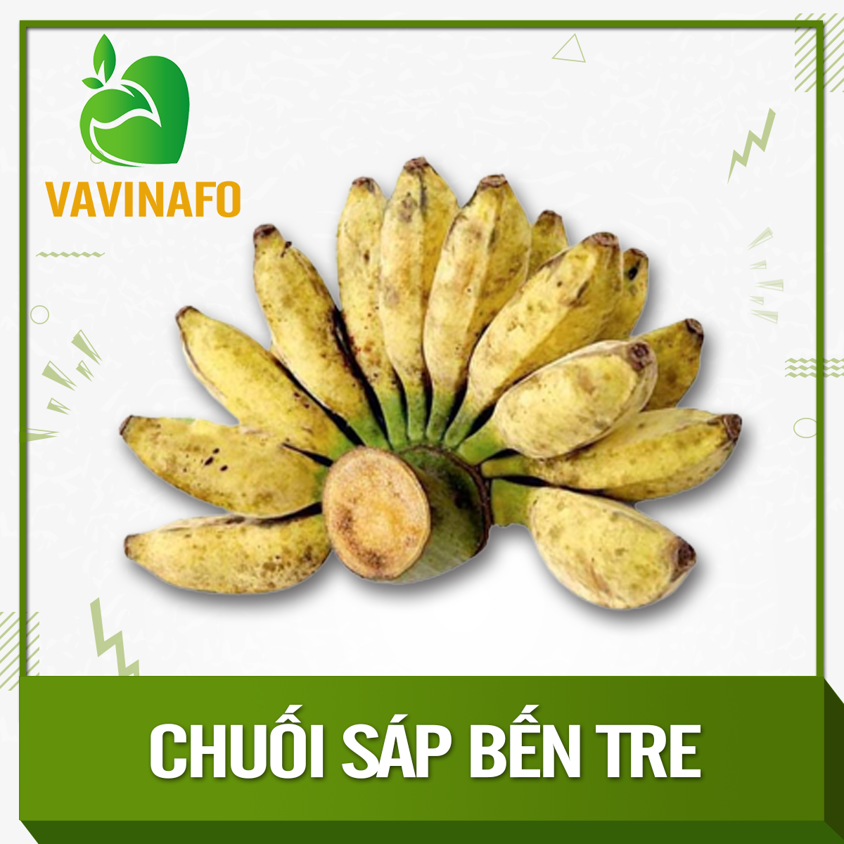 HCM - Chuối sáp Bến Tre (Giao xanh/chín ngẫu nhiên tùy đợt hàng) - [Giao nhanh TPHCM]