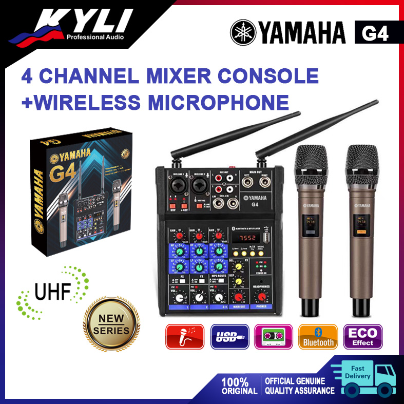 YAMAHA G4 4 chinnel mixer computer recording K song live with dual