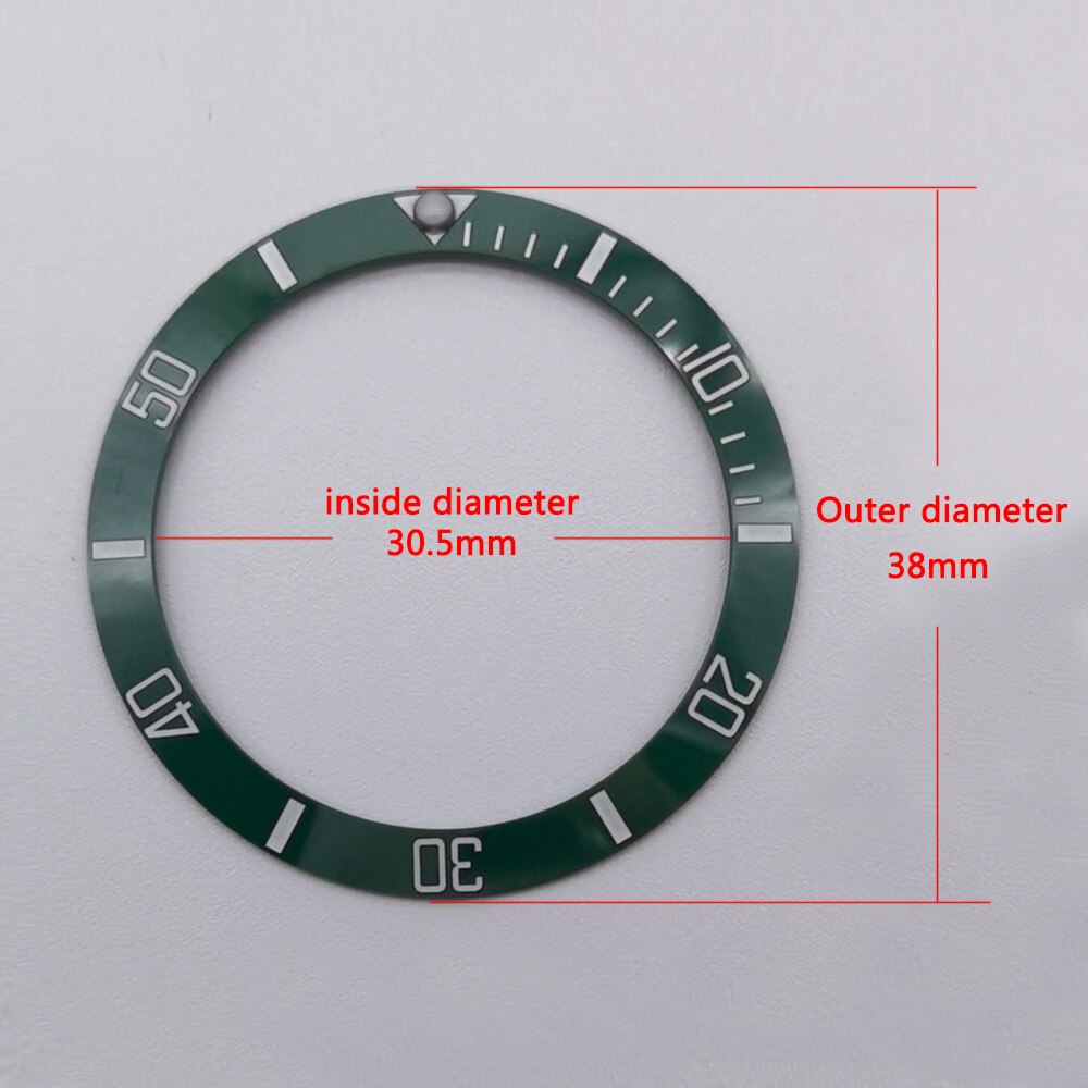38Mm Watch Ring High Quality Ceramic Bezel Insert For 40Mm Watch Case Accessories Inner Diameter 30.5Mm