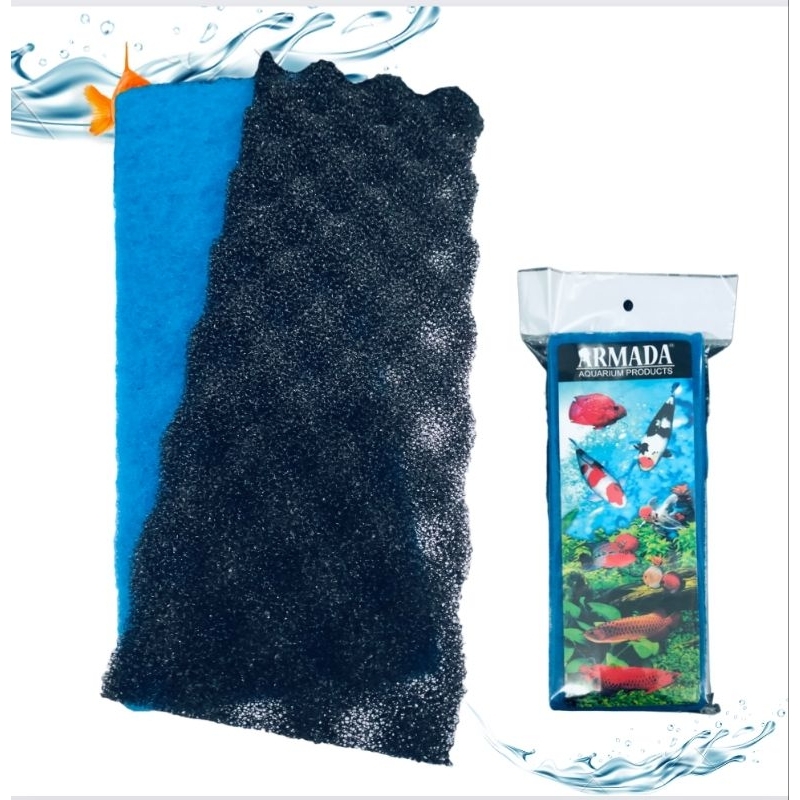 Kapas penyaring Aquarium ARMADA 2 LAPIS Biological