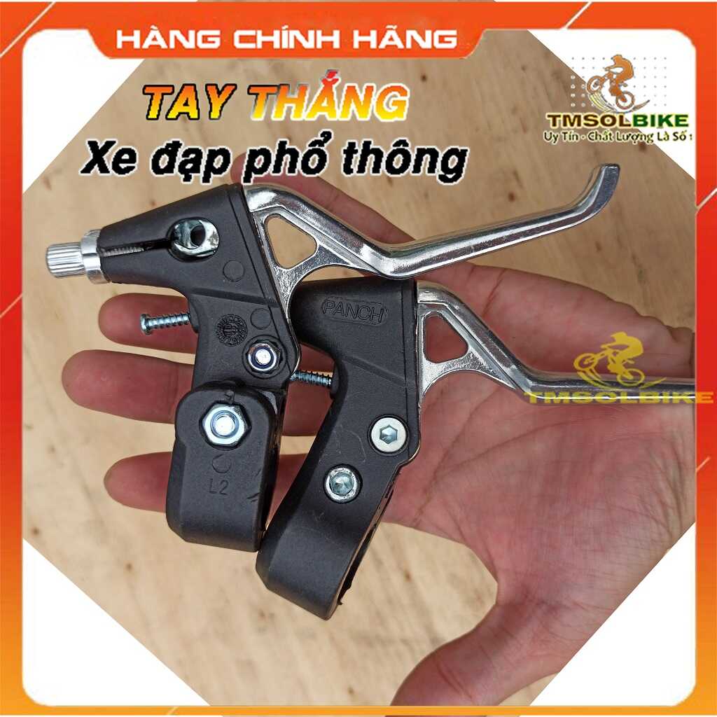 Cặp Tay Thắng xe đạp Phổ Thông thiết kế gọn đẹp