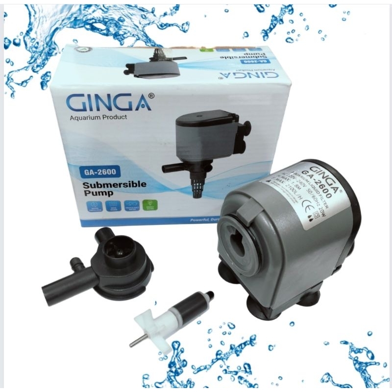GINGA GA 2600 Pompa kolam aquarium Hidroponik