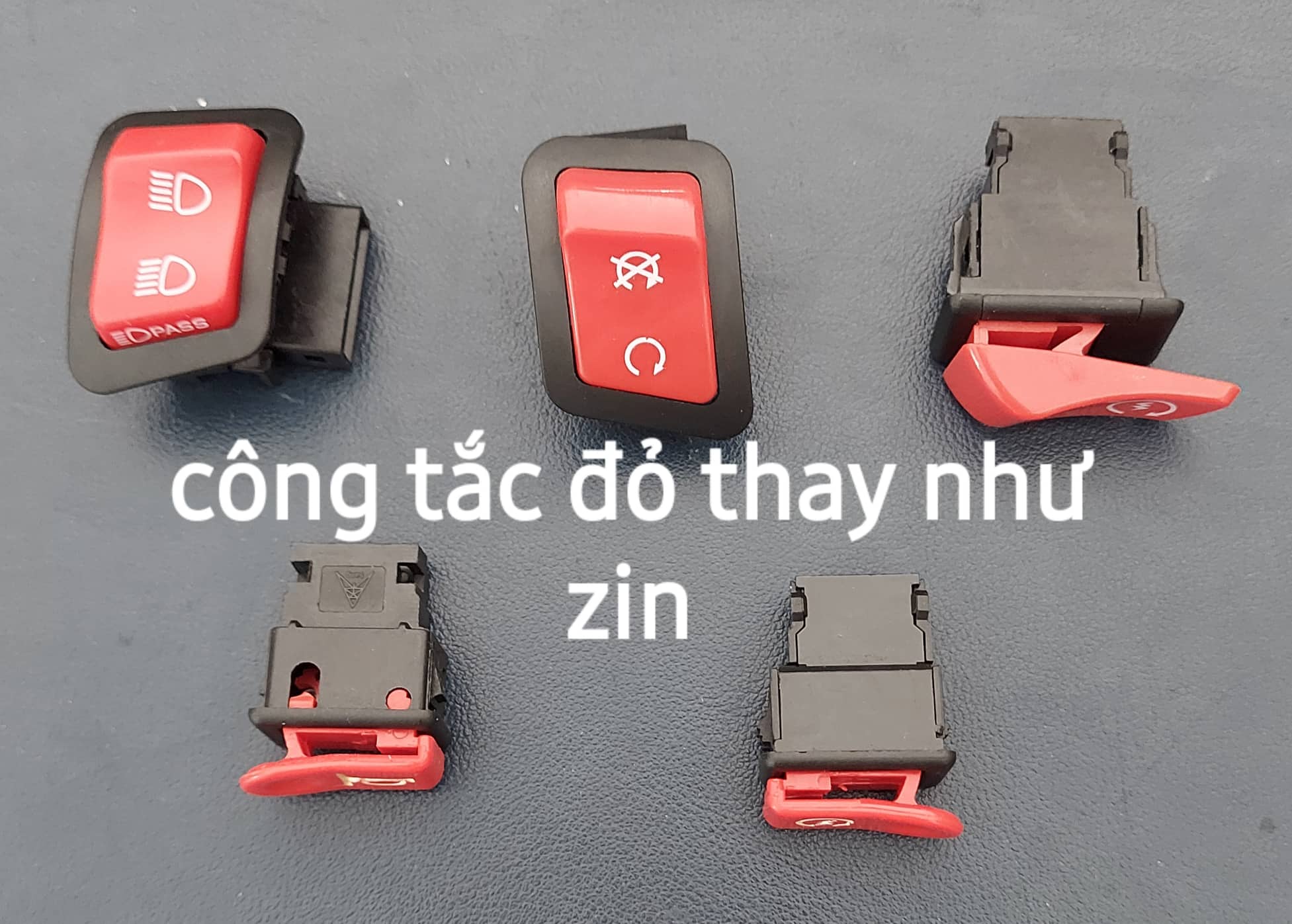 nút công tắc đỏ thay thế nút zin xe honda