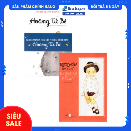 Sách - combo hoàng tử bé + totto-chan bên cửa sổ - newshop