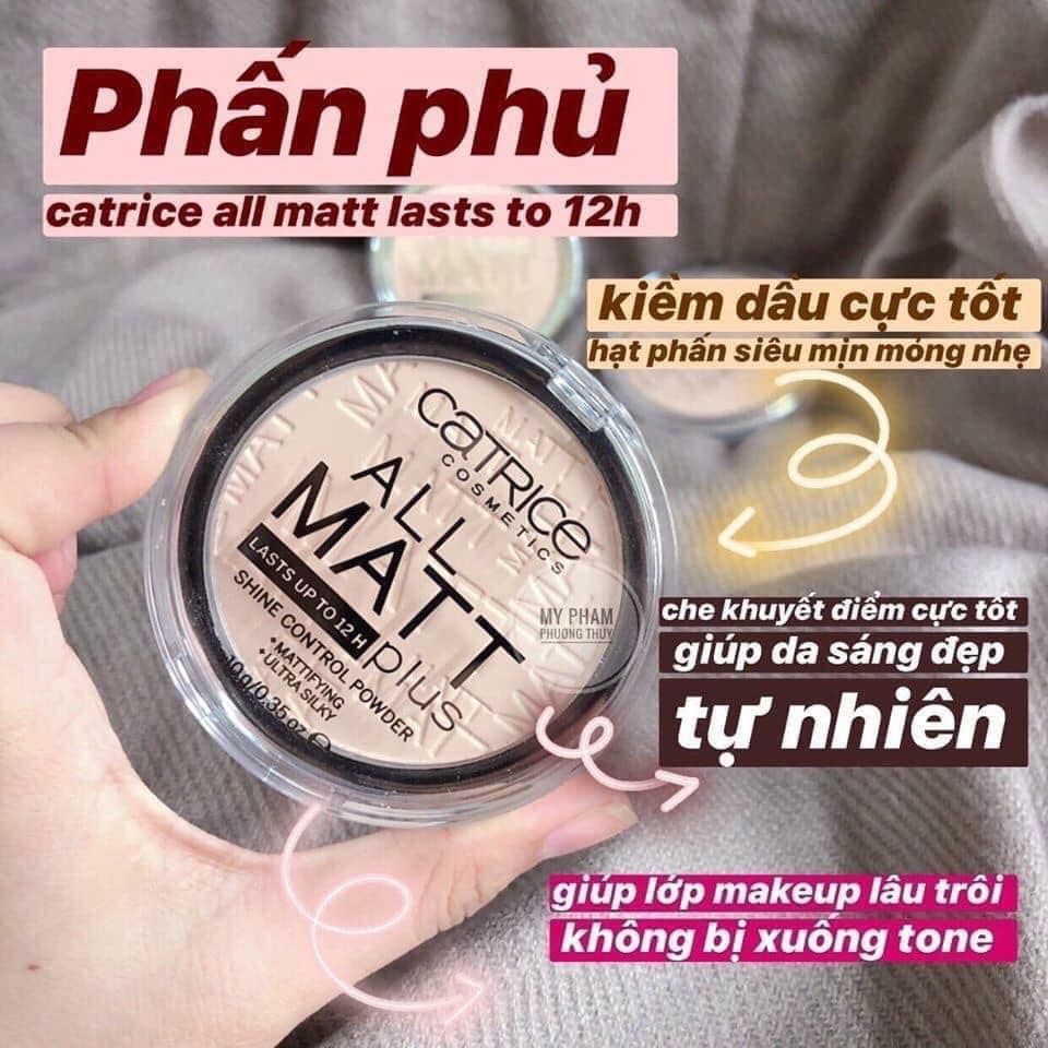 Phấn Phủ Nén Catrice All Matt Plus Shine Control Powder