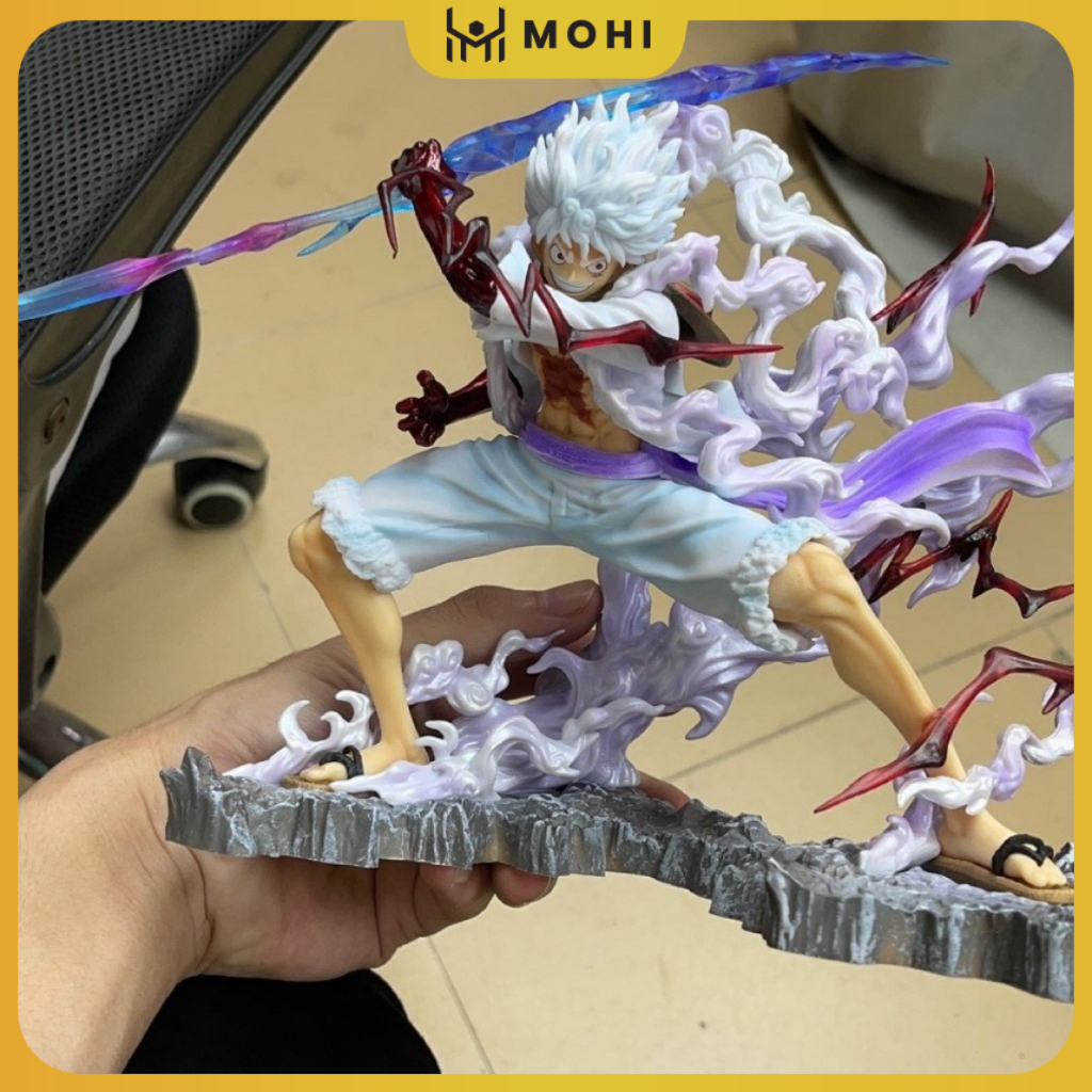 Mô hình OnePiece - Mô hình Luffy Gear 5 - Hiệu ứng sét đỏ