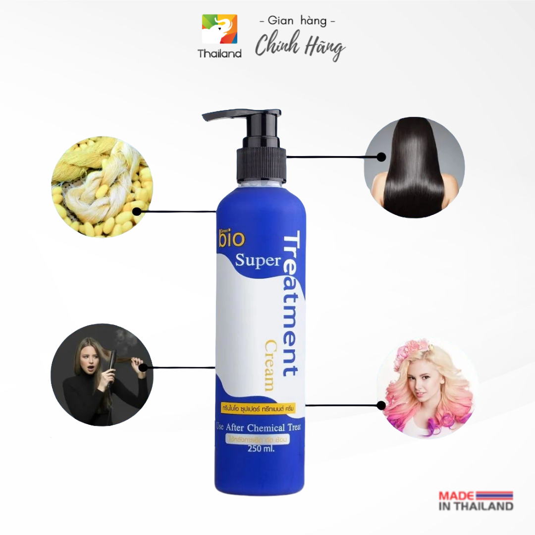Ủ tóc Biotin siêu mượt Green Bio Super Treatment Thái Lan