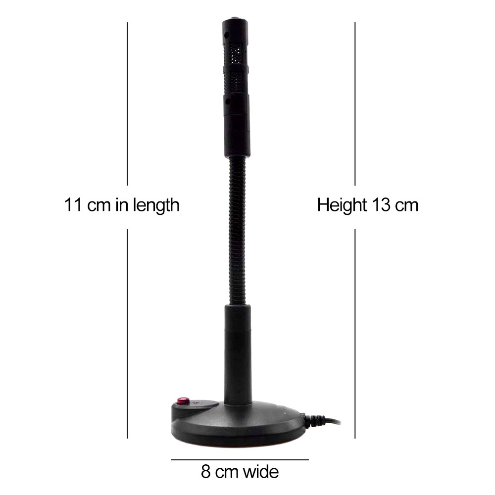 USB Computer Microphone USB Plug High Quality Noise Cancelling Recording Desktop Mic PC Laptop Online Chatting Live Streaming Gaming