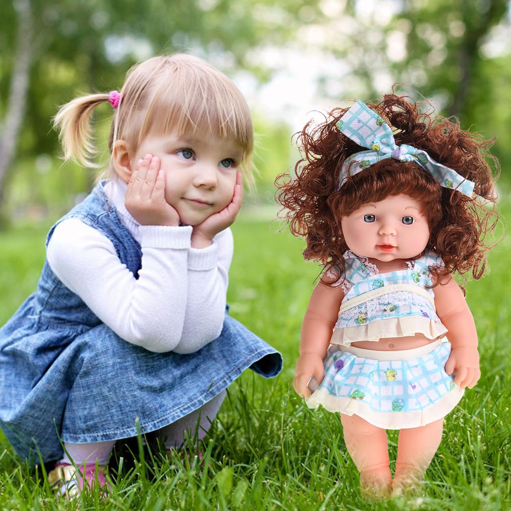 Reborn Baby Doll Soft Vinyl Silicone Lifelike Newborn Baby Blue - Intl