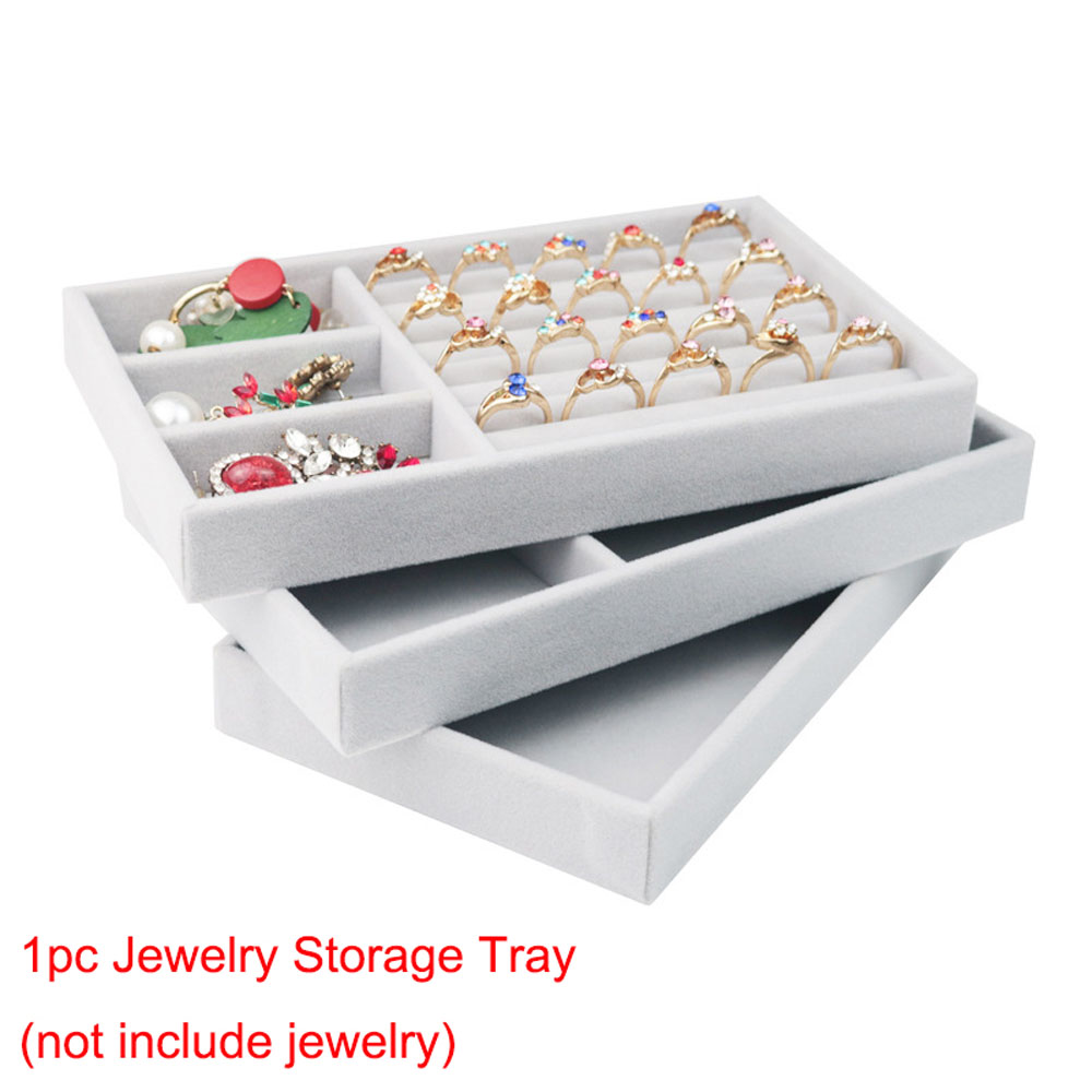 PULLBEAR Packaging 1Pc Gift Box Holder Display Tray Case Jewelry Case Jewelry Display Storage Box Organizer