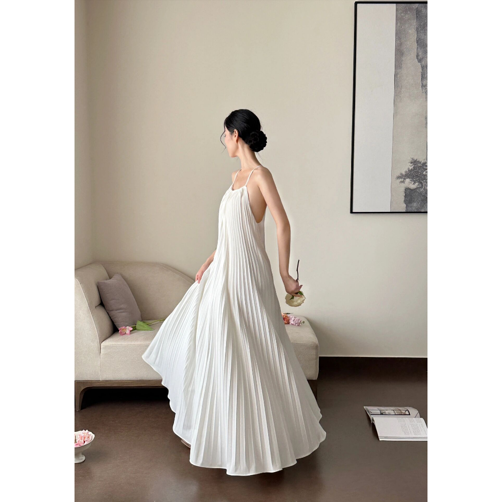Đầm maxi gấp nếp tiểu thư Joice Dress by Jane