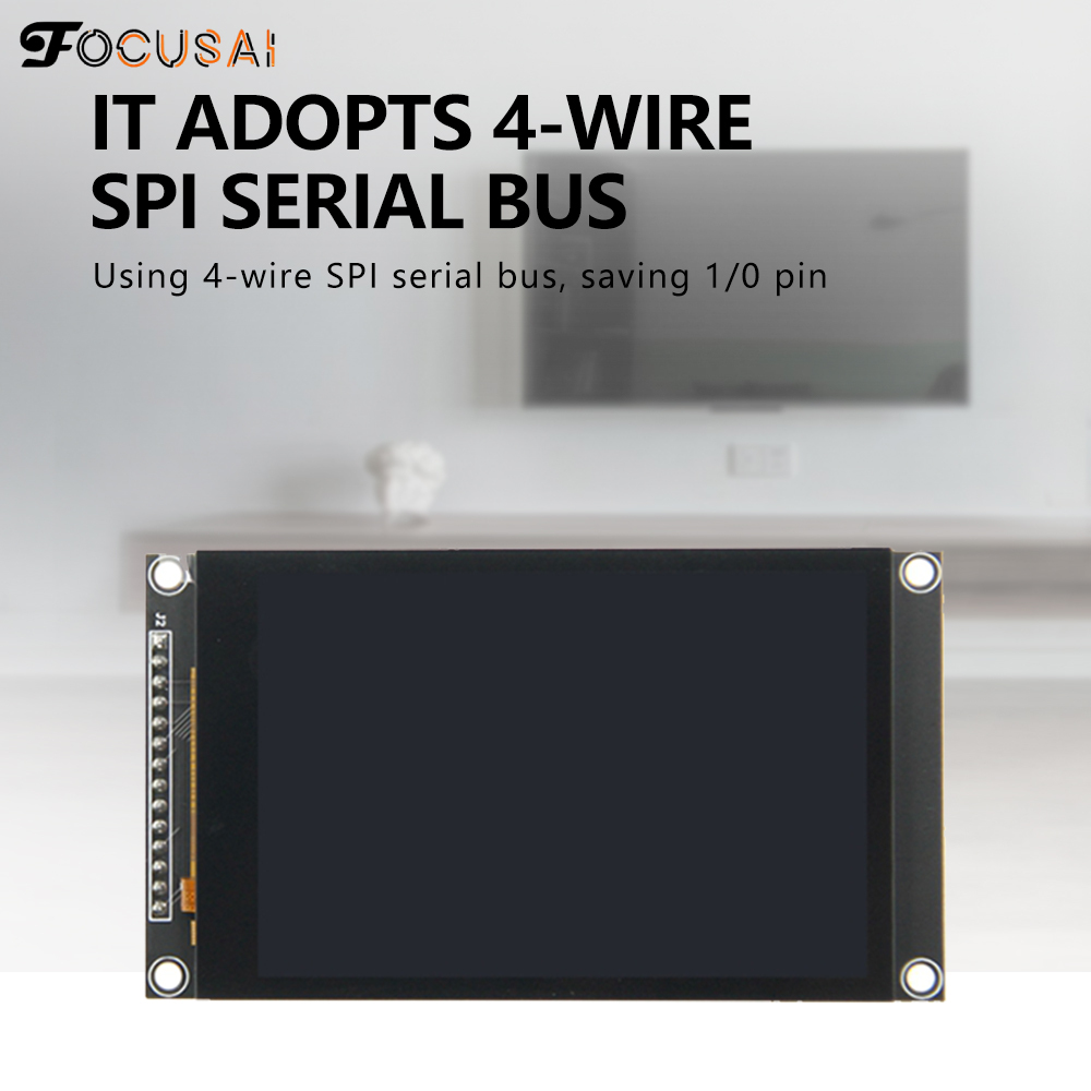 FocusAi LCD Screen Module 3.5inch TFT Display Module SPI Serial 240*320 HD Electronic Accessories Electronic Screen Driver Accessories