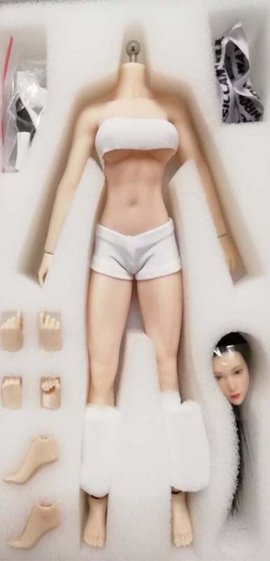 Tbleague PHMB2018-T01A T01B 1/12 Scale Female Seamless Body With
