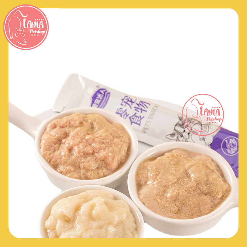 Combo 10 Thanh Súp thưởng cho mèo Pets Snacks